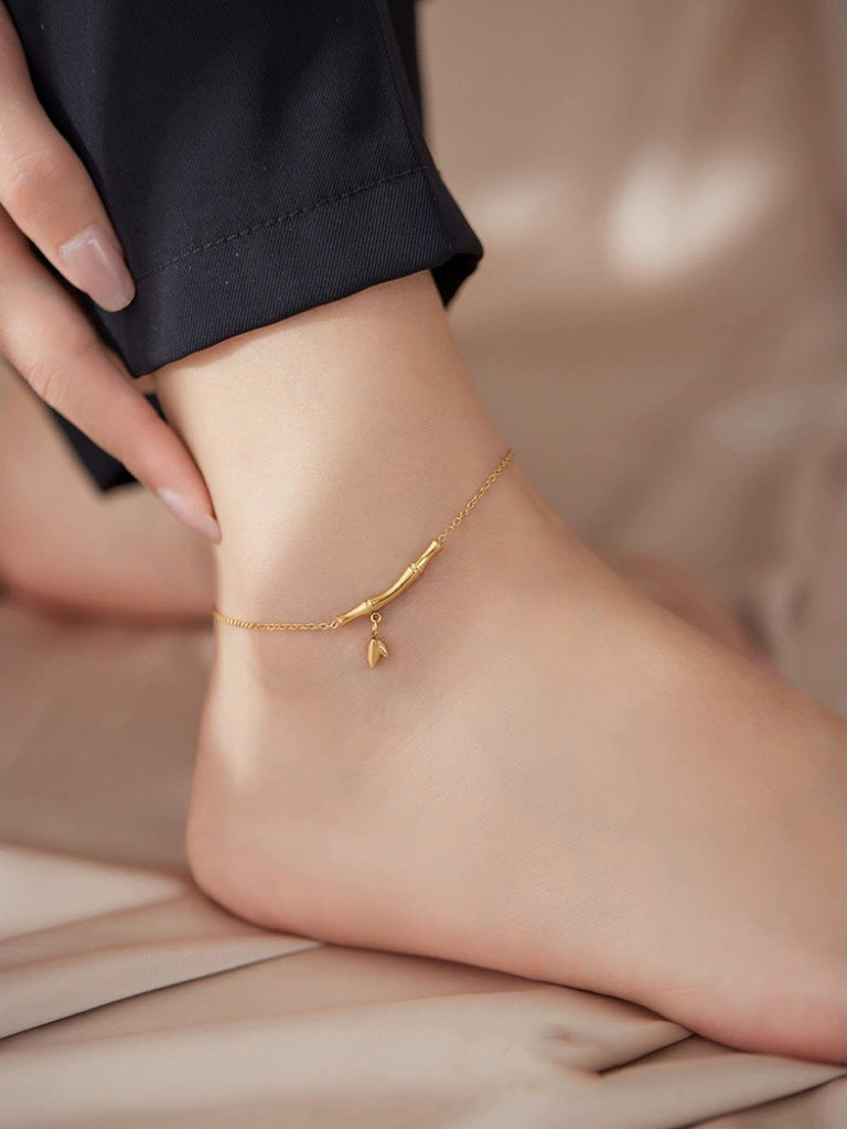 Damen Bambus-inspirierte verstellbare Kettenarmband Shop Nory
