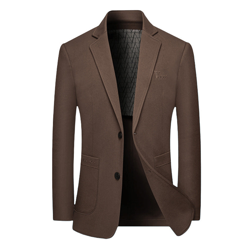 Herren Modernes Einreihiges City-Blazer mit aufgesetzten Taschen und leichter Halbfütterung Shop Nory