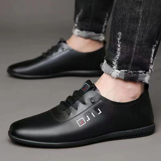 Herren modische Schnürschuhe aus hochwertigem Leder Shopnory