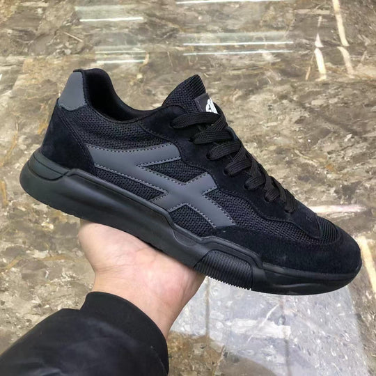 Herren Urbaner Casual-Sneaker aus Wildleder- und Mesh-Mix mit ergonomischer dämpfender Sohle Shop Nory
