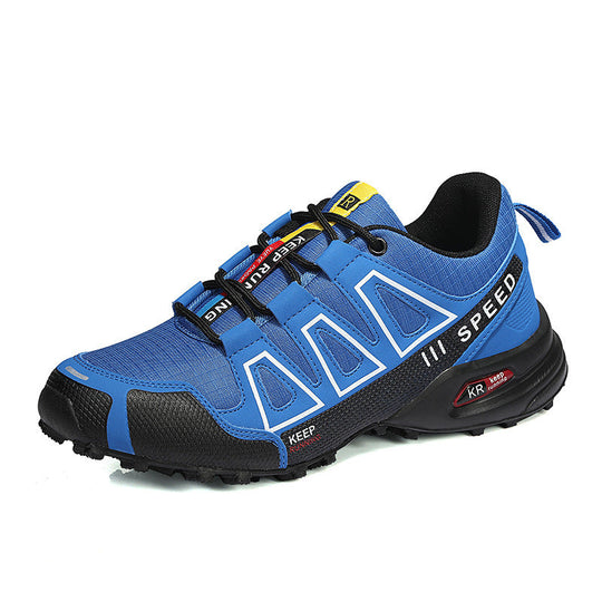 Herren nan robuster Trailrunning-Laufschuh mit stoßdämpfender EVA-Zwischensohle und griffiger Profillaufsohle
