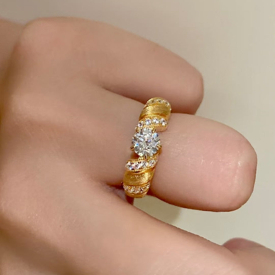 Damen eleganter und funkelnder Ring mit Zirkonia Shop Nory