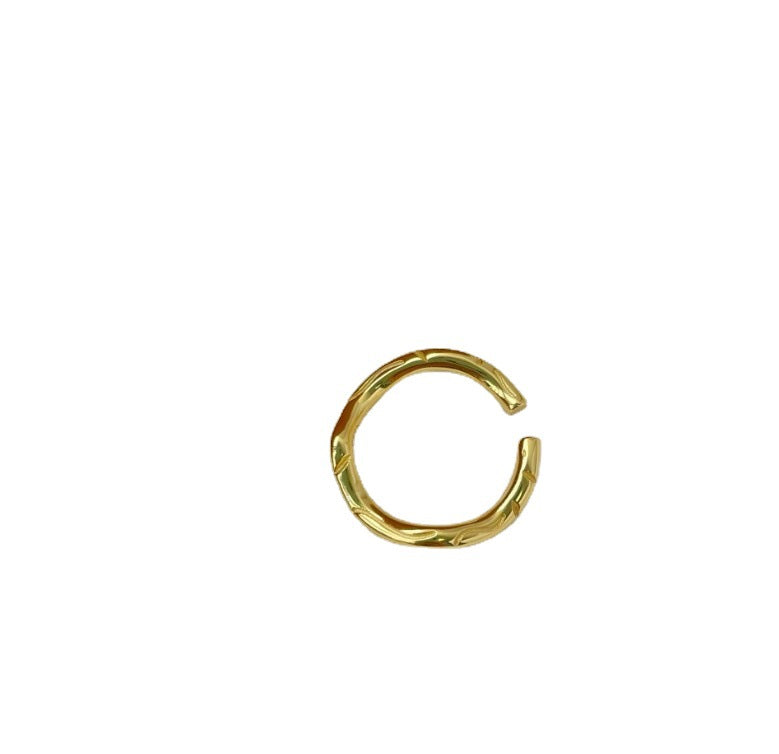 Damen Creolen mit elegantem Halbmonden-Muster Shop Nory