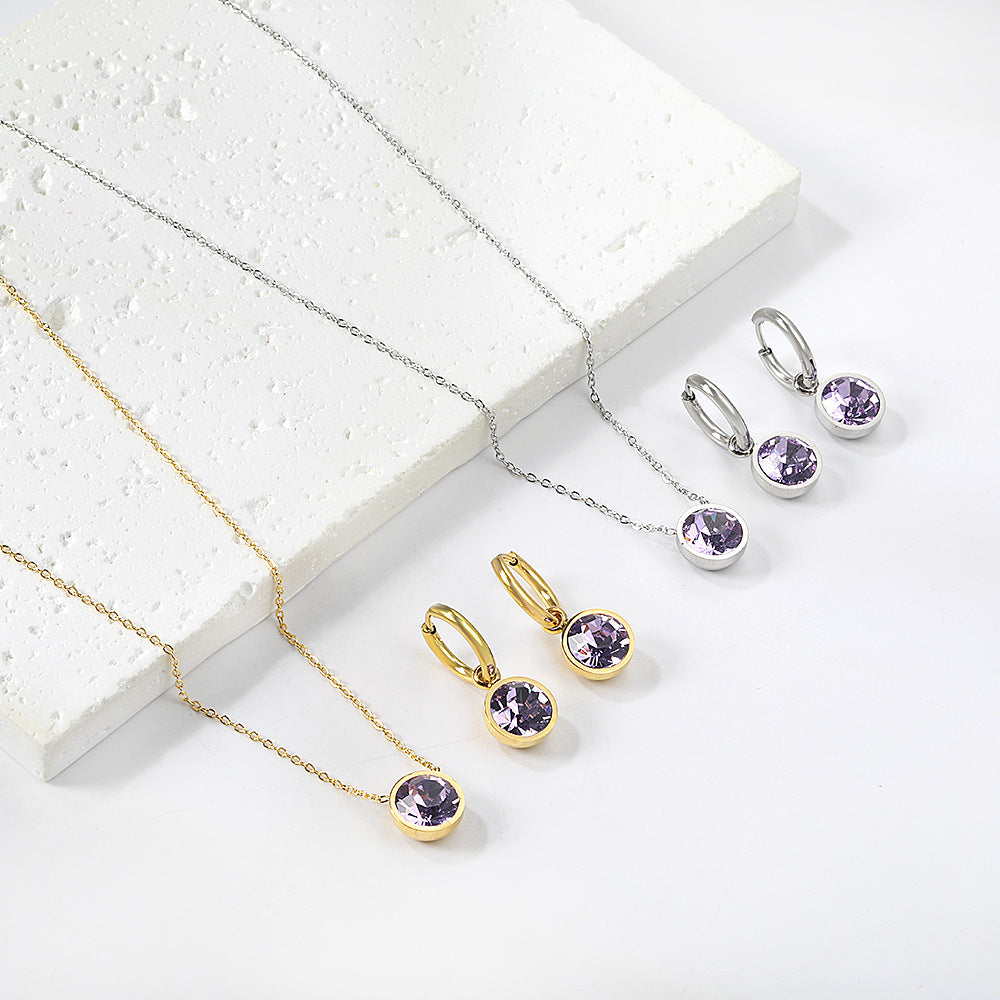 Damen Schmuckset mit Edelstahl Schmuckstücken und eleganten Perlenanhängern Shop Nory