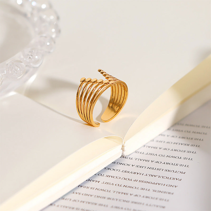 Damen Ring im eleganten Krokodil-Design Shop Nory
