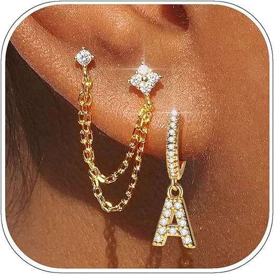 Damen Ohrschmuck mit funkelnden Zirkonia-Elementen und elegantem Design Shop Nory