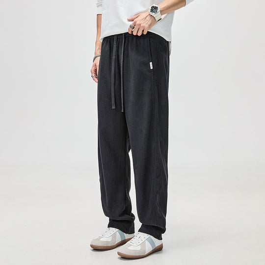 Herren Cordhose mit Kordelzug und geradem Bein Shop Nory