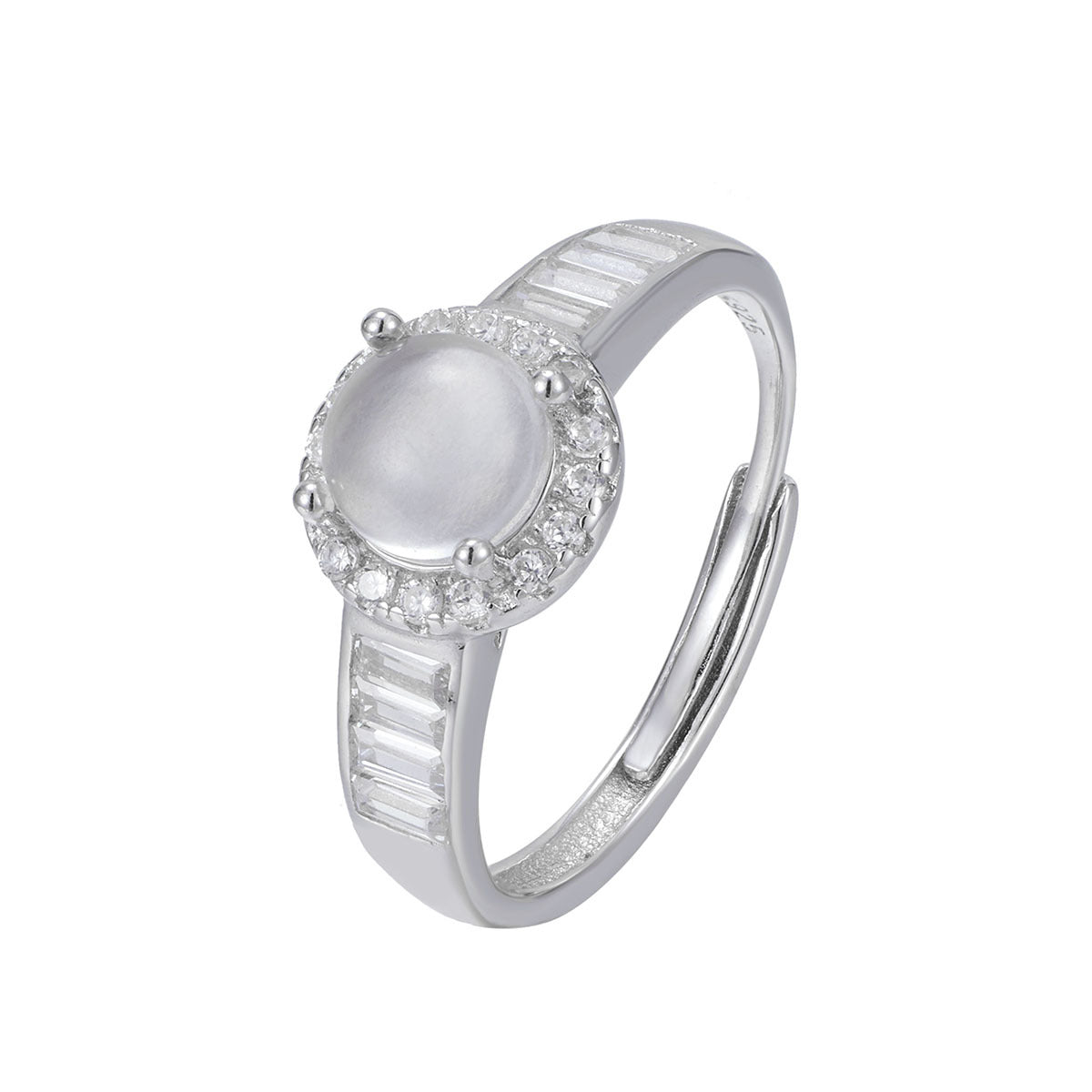 Damen Ring mit elegantem, funkelndem Kristallbesatz Shop Nory
