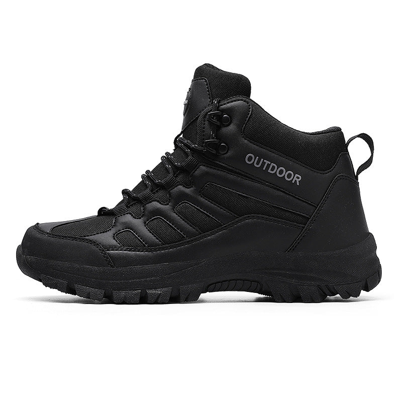 Damen Stabile und wetterfeste Wanderschuhe mit hohem Schaft