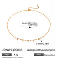 Damen elegante Halskette mit funkelnden Zirkonia aus hypoallergenem Edelstahl Shop Nory