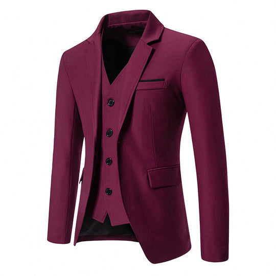 Herren elegant ausgestattetes mit Blazer, Weste