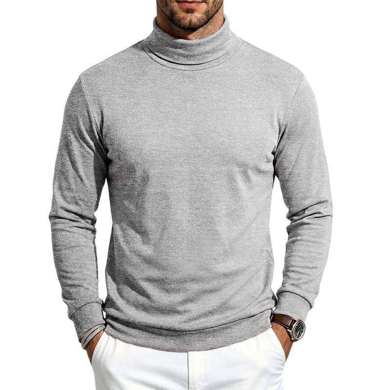 Herren schmal geschnittener Feinstrick-Rollkragenpullover Shop Nory