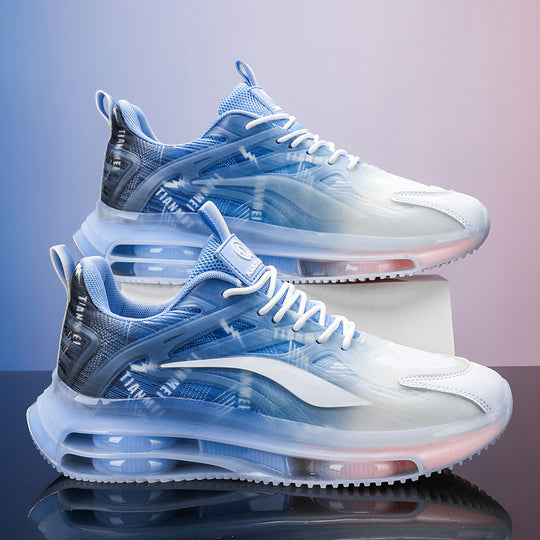 Herren Performance-Laufsneaker mit halbtransparentem Mesh-Obermaterial und sichtbarer Luftkammer Shopy Nory