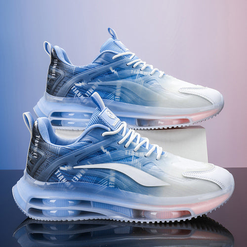 Herren Performance-Laufsneaker mit halbtransparentem Mesh-Obermaterial und sichtbarer Luftkammer Shopy Nory