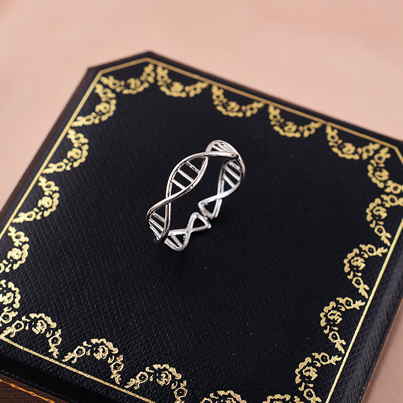 Damen Ring mit einzigartigem DNA-Design Shop Nory
