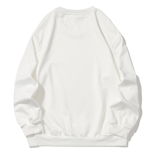 Damen nan lässiges Oversize-Sweatshirt mit gestickten Stern-Applikationen in Jeans-Optik und geripptem Saum Shop Nory
