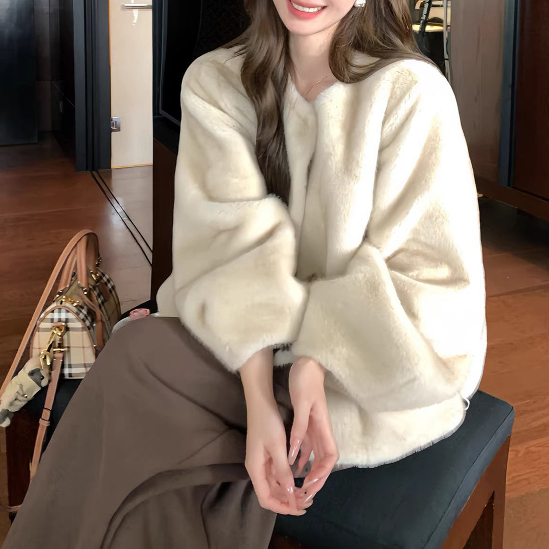 Damen Modischer Oversized-Pullover Shop Nory