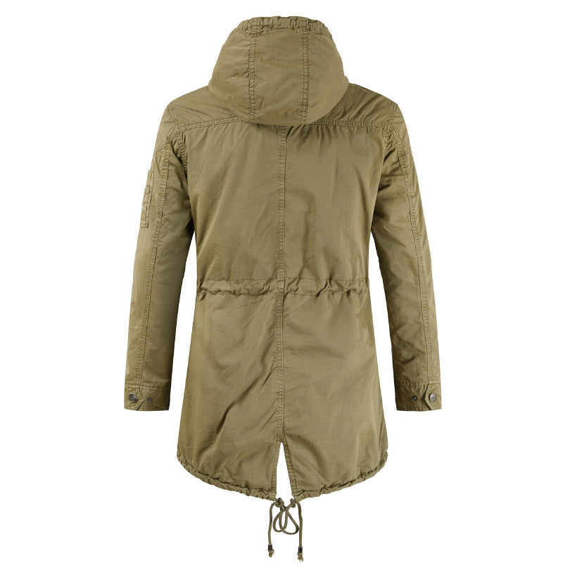 Herren Funktionsjacke mit praktischem Reißverschluss und verstellbarer Kapuze