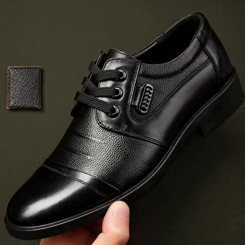 Herren Klassische Leder Schnürschuhe Shop Nory