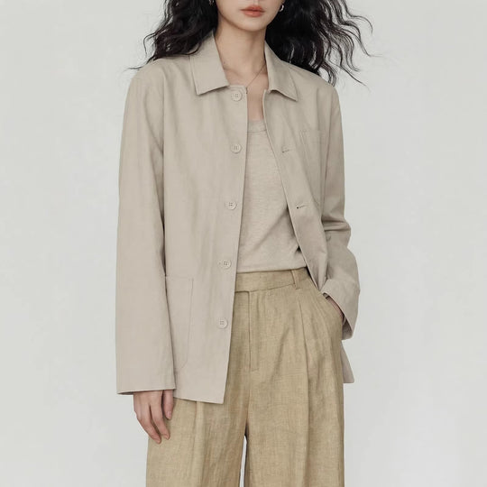 Damen Modische Utility-Jacke Shop Nory
