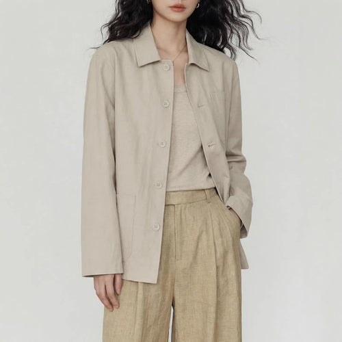 Damen Modische Utility-Jacke Shop Nory