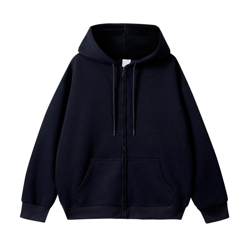 Unisex Oversize-Kapuzenjacke mit durchgehendem Reißverschluss und Kängurutasche Shop Nory