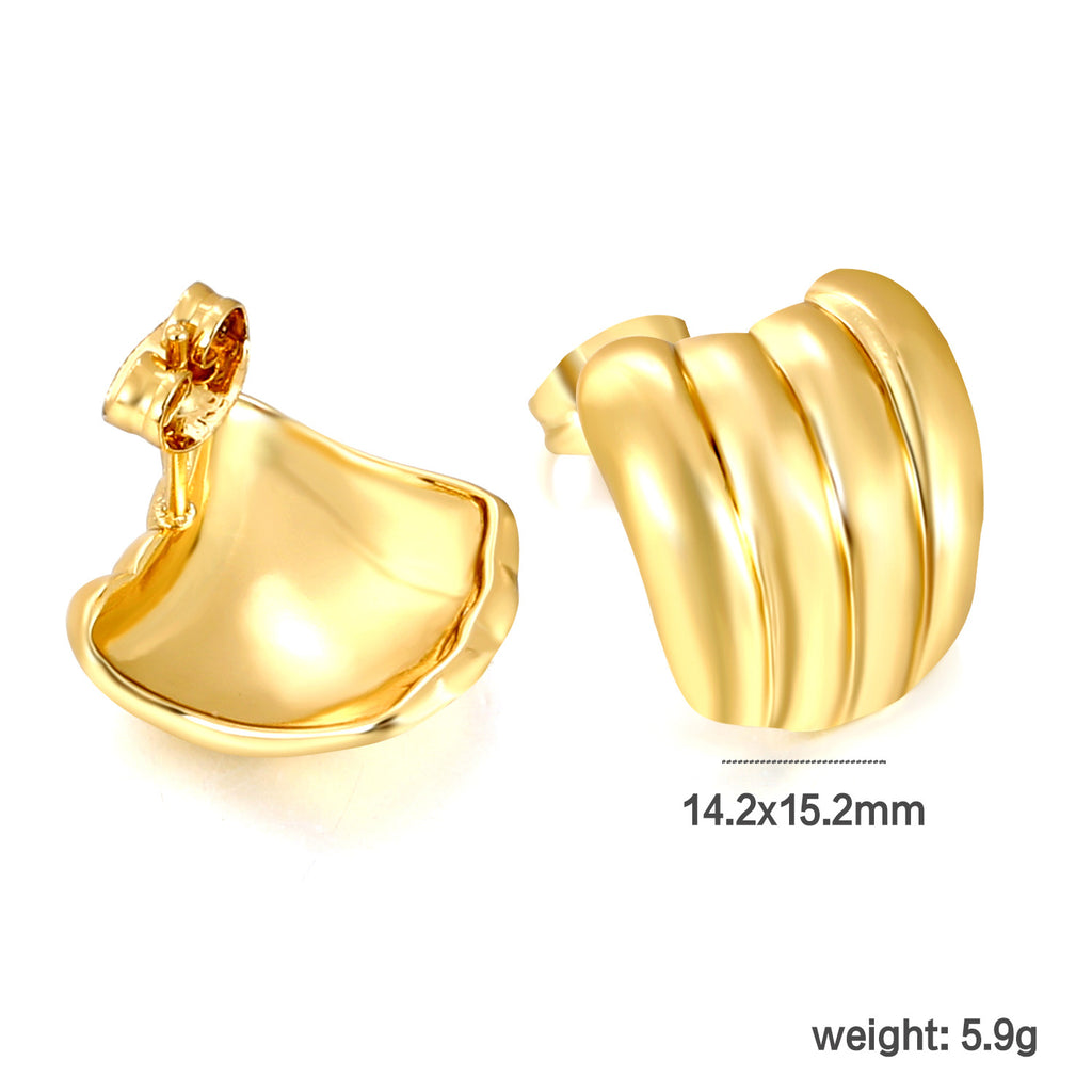 Damen elegante Creolen mit funkelnden Zirkonia Shop Nory