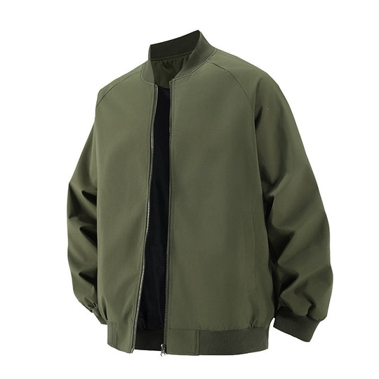 Herren Modische Bomberjacke mit elastischen Bündchen Shop Nory