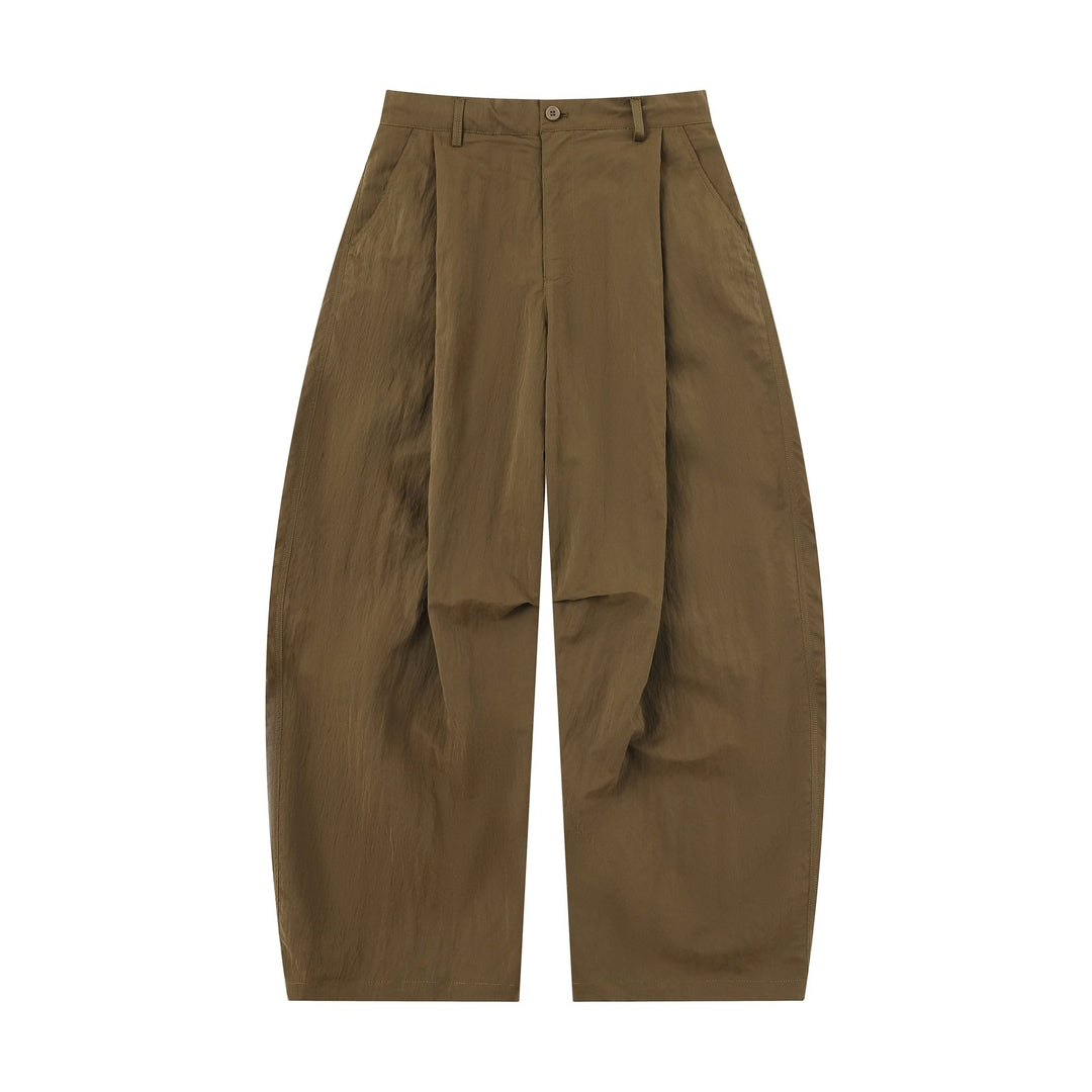 Damen Weite Culottehose mit hoher Taille und strukturierter Baumwollmischung Shop Nory