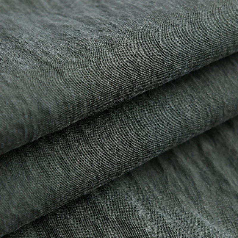 Herren Lockeres Crinkle-Hemd aus Leinen-Baumwollmix mit Relaxed-Schnitt und Holzknöpfen Shop Nory