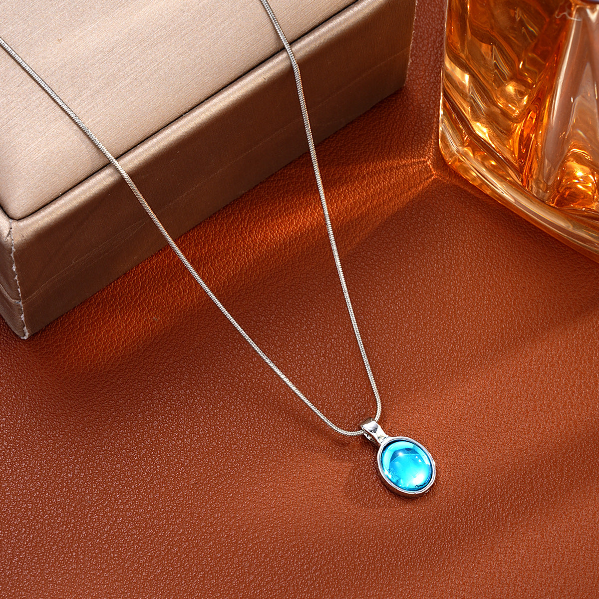 Damen Halskette mit muschelförmigem Anhänger Shop Nory