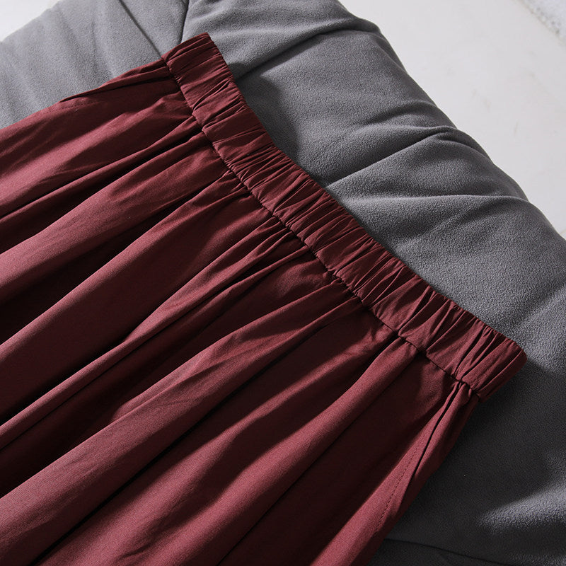 Damen Eleganter Maxirock mit weit geschnittenem Design Shop Nory