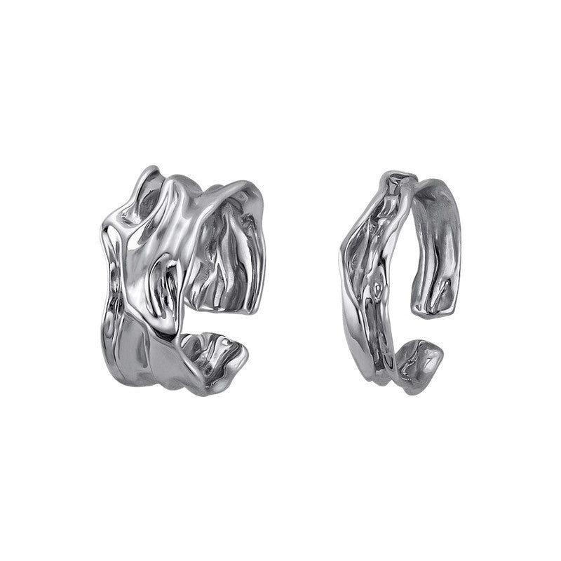 Damen Offener Ring mit modernistischem, gewundenem Design Shop Nory