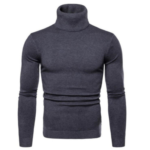 Herren Rollkragenpullover aus feiner Merinowolle