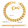 Damen Edelstahl Armband mit goldplattierter Kettenstruktur Shop Nory