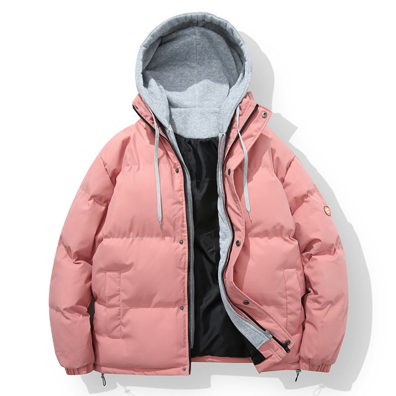 Herren wattierte Steppjacke mit integriertem Kapuzenlayer und verstellbarem Saum Shop Nory