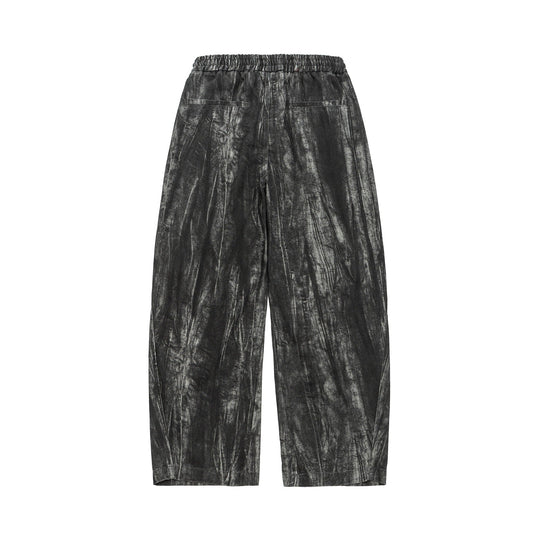 Herren Asymmetrische Haremshose mit Faltenlagen und Kordelzug Shop Nory