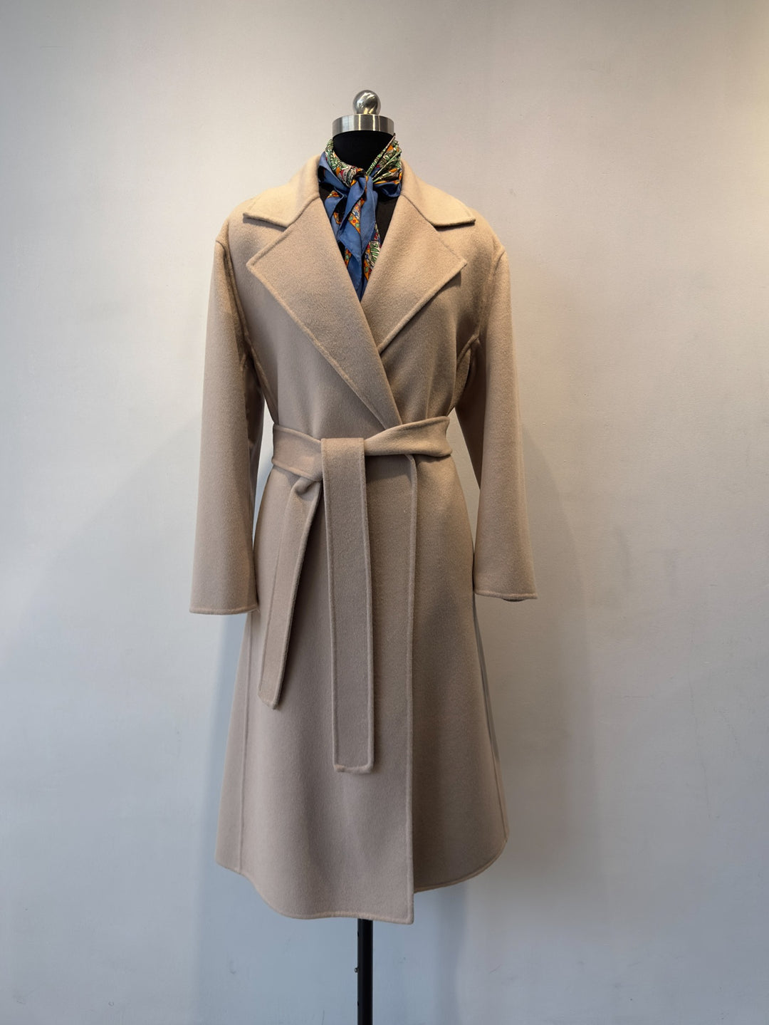 Damen Schicker Maßgeschneiderter Wollmischmantel Shop Nory