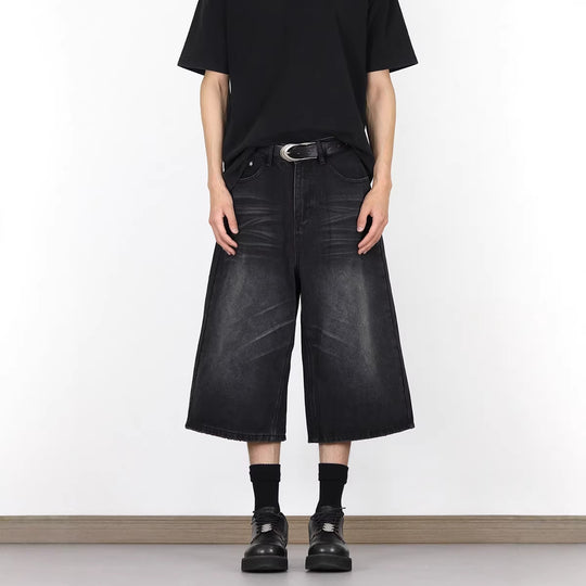 Herren Modische Dialen Denim-Cargo-Shorts Shop Nory