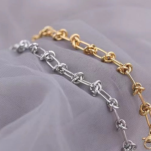 Damen zeitgenössisches Knoten-Link-Armband Shop Nory