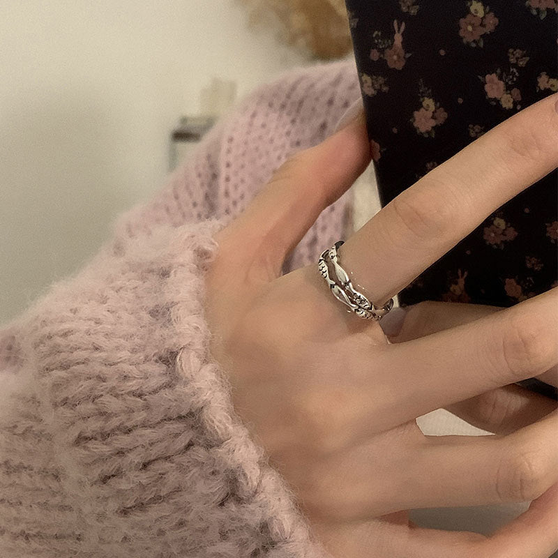 Damen filigraner Verlobungsring aus hochwertigem Silber Shop Nory