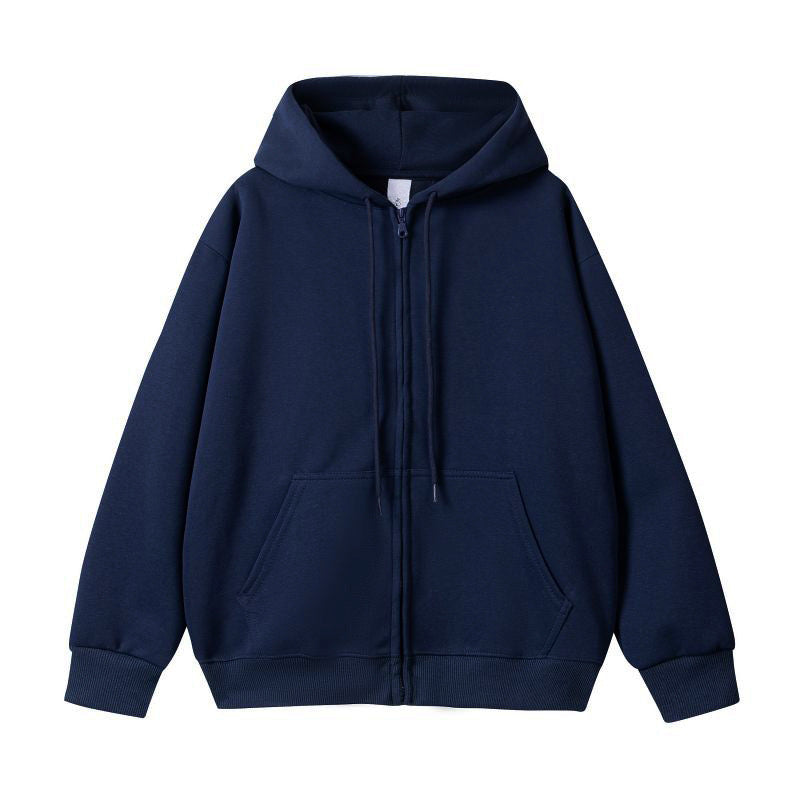 Unisex Oversize-Kapuzenjacke mit durchgehendem Reißverschluss und Kängurutasche Shop Nory
