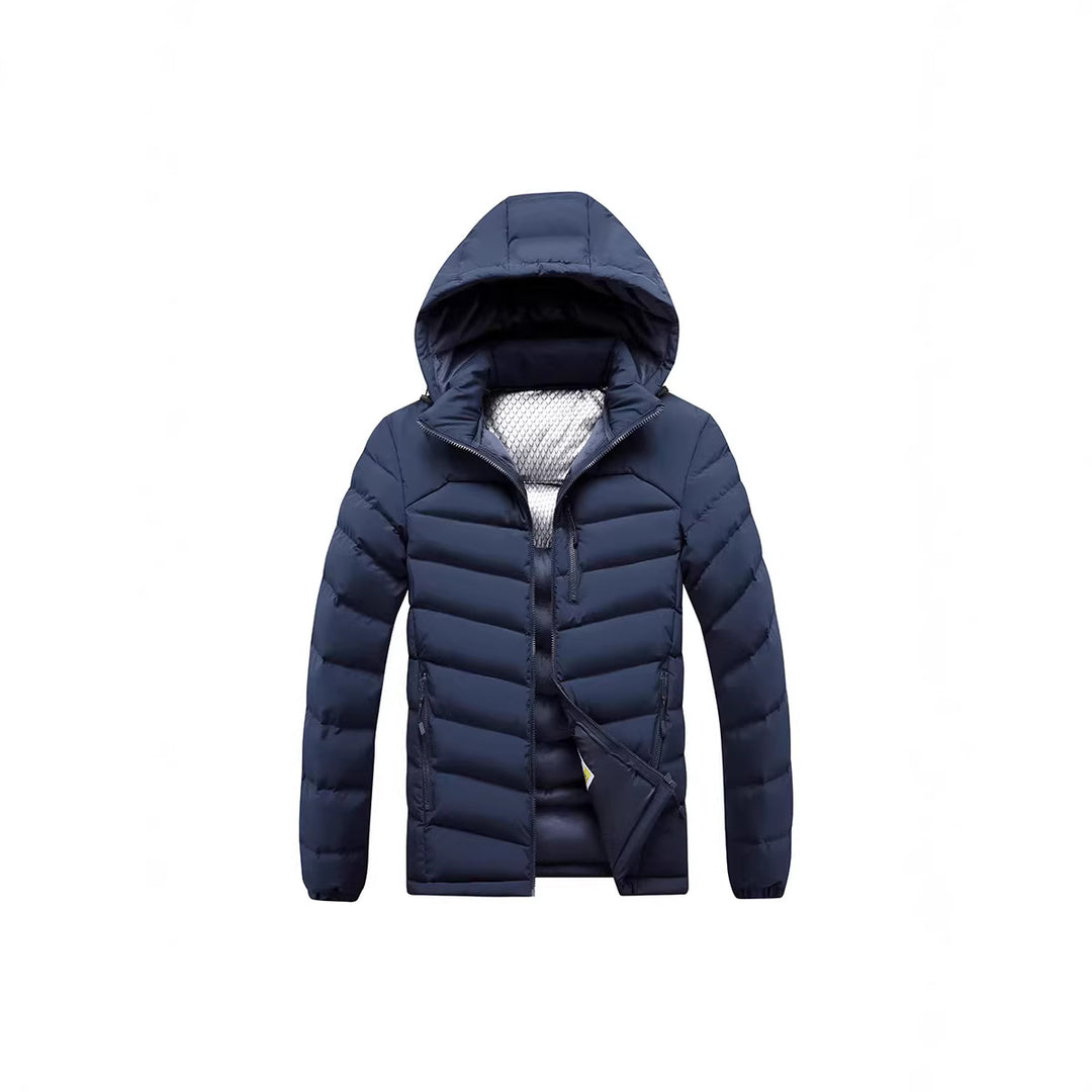 Herren Isolierte Steppjacke mit Kapuze und Thermoreflect-Innenfutter Shop Nory