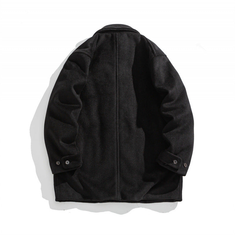 Herren Wollmantel mit gesteppter Thermo-Innenseite und Umlegekragen Shop Nory