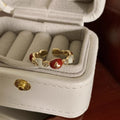Damen Ring mit bunten Halbedelsteinen und funkelnden Zirkonia Shop Nory