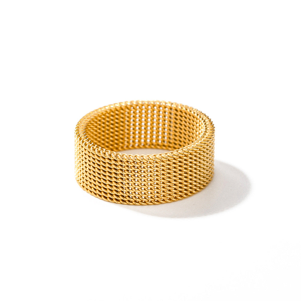Damen Eleganter und stilvoller Mesh-Ring Shop Nory