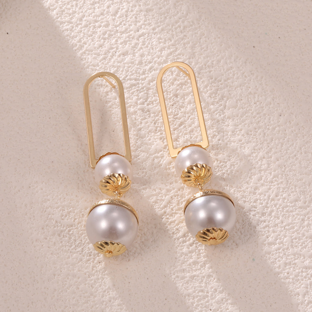 Damen Ohrhänger mit elegantem Perlen-Design Shop Nory