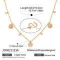 Damen Halskette mit funkelnden Zirkonia-Elementen und hypoallergenem Edelstahl Shop Nory