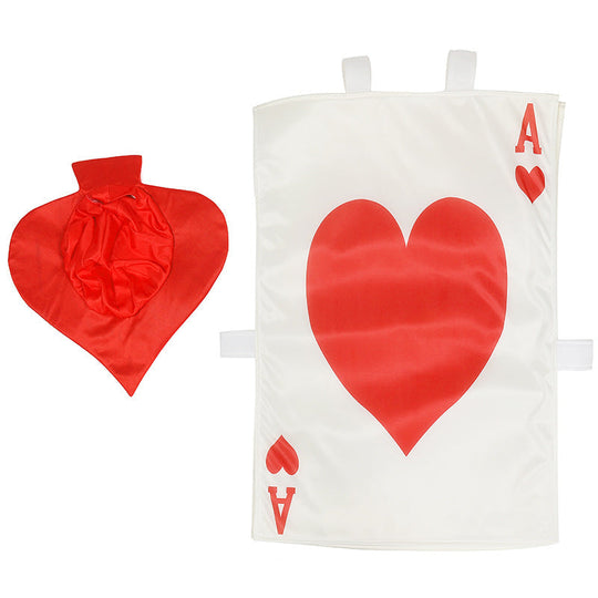 Herren Kostüm als Spielkarte mit Herzmotiv Shop Nory