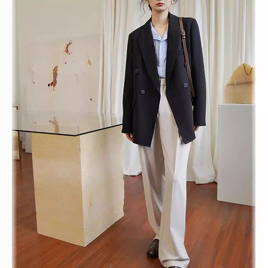 Damen Eleganter doppelter Blazer Shop Nory